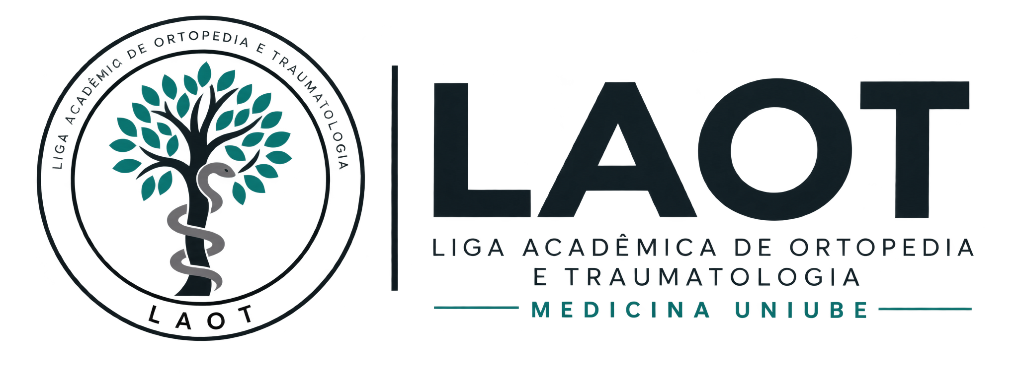 Logotipo da Liga Acadêmica de Ortopedia e Traumatologia da Uniube